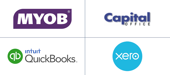 FreightTracker is integrated with MYOB, Capital Office, QuickBooks Intuit and Xero