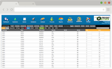 FreightTracker management part